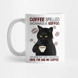 Pixxa Coffee Spelled Backwards Is Eeffoc Kedi Kupa Bardak