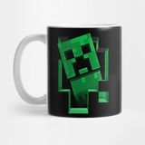 Pixxa Creeper - Minecraft Kupa Bardak - Renkli