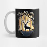 Pixxa Deer God Please Save Our Forest Kupa Bardak