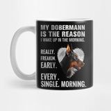 Pixxa Doberman Pinscher Dobermann Kupa Bardak