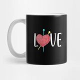 Pixxa Funny Crochet Design Love Crocheting Kupa Bardak