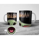 Pixxa Grogu Baby Yoda Mandalorian Star Wars Ağız Tasarımlı Kupa Bardak - Renkli - 330 ml