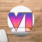 Pixxa Gta 6 - Grand Theft Auto 6 - Gta Vı Bilek Destekli Mousepad Model - 5 Oval - Marjinal