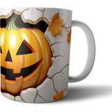 Pixxa Halloween Cadılar Bayramı Pumpkin Kabak Kupa Bardak Model 1 - Renkli