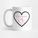 Pixxa Home Together Saying With Hearts Kupa Bardak