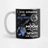 Pixxa I Love Someone With Juvenile Arthritis To The Moon And Back To Infinity And Beyond Support Juvenile Arthritis Warrior Gifts Kupa Bardak