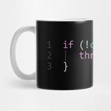 Pixxa If (!coffee) Throw Error() Kupa Bardak