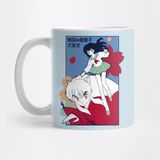 Pixxa Inuyasha Flowers Kupa Bardak