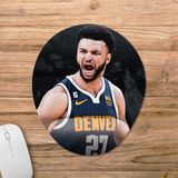 Pixxa Jamal Murray - Denver Nuggets - Nba Bilek Destekli Mousepad Model - 1 Oval - Marjinal