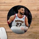 Pixxa Jamal Murray - Denver Nuggets - Nba Bilek Destekli Mousepad Model - 2 Oval - Marjinal