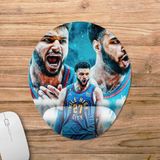 Pixxa Jamal Murray - Denver Nuggets - Nba Bilek Destekli Mousepad Model - 3 Oval - Marjinal