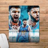Pixxa Jamal Murray - Denver Nuggets - Nba Bilek Destekli Mousepad Model - 3 - Renkli