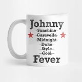 Pixxa Johnny Fever's Coffee Kupa Bardak, Distressed Kupa Bardak