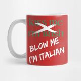 Pixxa Kiss Me I'm Irish Blow Me I'm Italian Kupa Bardak