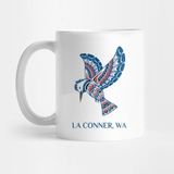 Pixxa La Conner Washington Native American Kingfisher Gift Kupa Bardak