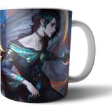 Pixxa League Of Legends (Lol) Hwei Kişiye Özel Isimli Kupa Bardak Model 2 - Renkli