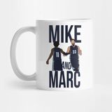 Pixxa Mike Conely ve Marc Gasol Memphis Grizzlies Kupa Bardak