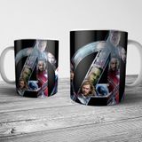 Pixxa Model 1 Avengers Yenilmezler Logo Kupa Bardak