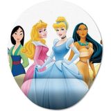 Pixxa Model 1 Oval Disney Prensesleri Bilek Destekli Mouse Pad