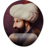 Pixxa Model -1 Oval Fatih Sultan Mehmet Bilek Destekli Mouse Pad