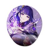 Pixxa Model 1 Oval Genshin Impact Raiden Bilek Destekli Mouse Pad