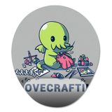 Pixxa Model 1 Oval I Lovecrafting Cthulhu Lovecraft Bilek Destekli Mouse Pad