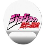 Pixxa Model -1 Oval Jojo's Bizarre Adventure Bilek Destekli Mouse Pad