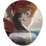 Pixxa Model -2 Oval Tartaglia - Genshin Impact Bilek Destekli Mouse Pad