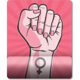 Pixxa Model - 3 Feminizm Kadın Hakları Bilek Destekli Mouse Pad