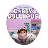 Pixxa Model -3 Oval Gabby's Dollhouse Bilek Destekli Mouse Pad