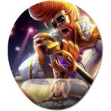 Pixxa Model -3 Oval Mobile Legends-Sun Bilek Destekli Mouse Pad