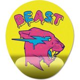 Pixxa Model -4 Oval Mr. Beast Bilek Destekli Mouse Pad
