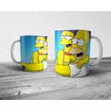 Pixxa Model 5 Homer ve Marge Kupa Bardak
