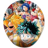 Pixxa Model -7 Oval My Hero Academia Bilek Destekli Mouse Pad