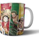 Pixxa One Piece Anime Manga Kupa Bardak Model 2 - Renkli - 330 ml