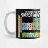 Pixxa PIXKUPT000244 The Periodic Table Of Horror Movies Korku Filmleri Periyodik Tablosu Kupa Bardak
