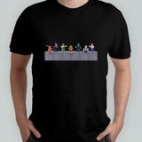 Pixxa Roblox Unisex %100 Pamuklu Bisiklet Yaka T-Shirt Model 5 - Siyah - 6 - 9 Yaş