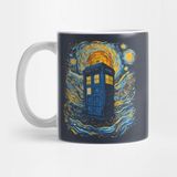 Pixxa Starry Blue Box - Doctor Who Kupa Bardak - Renkli