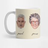 Pixxa The Great British Bake Off The Hosts Hand Drawn Kupa Bardak