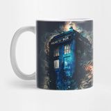 Pixxa The Tardis - Doctor Who Kupa Bardak - Renkli