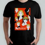 Pixxa Tokyo Revengers Anime Manga Unisex %100 Pamuklu Bisiklet Yaka T-Shirt Model 5 - Siyah