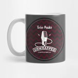 Pixxa Twin Peaks Unwrapped Mic Logo Maroon Kupa Bardak