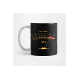 Pixxa Volume Vu Meter Vintage Audio Engineer Recording Studio Gear Head Musician Guitar Shirt Kupa Bardak