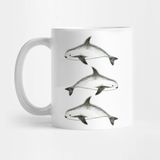Pixxa Watercolor Vaquita Porpoise Kupa Bardak