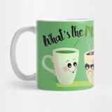 Pixxa What's The Matcha? - Çay Sevgisi Kupa Bardak - Renkli