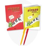 Piyano Metodu 3 ve 4 - Fatma Nilgün Kırkağaçlıoğlu 2li Kitap Set - Çocuklar Için Kolay ve Eğlenceli