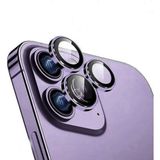 Piyasa Sepeti Apple iPhone 16 Plus - 16 Metal Çerçeveli Kamera Koruma Lensi - Mor