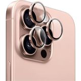 Piyasa Sepeti Apple iPhone 16 Pro Max - Pro Metal Çerçeveli Kamera Koruma Lensi - Sarı