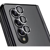 Piyasa Sepeti Samsung Galaxy Z Fold 6 Metal Çerçeveli Kamera Koruma Lensi - Gümüş