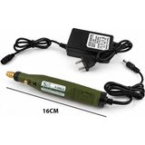 Piyatech 18V Ayarlanabilir Hızlı Mini Gravür ve Taşlama Makinesi Seti – 3000-18000 Rpm, 0.5-3.2 mm Mandren, Çok Amaçlı Rotary Tool - Çok Renkli - 10